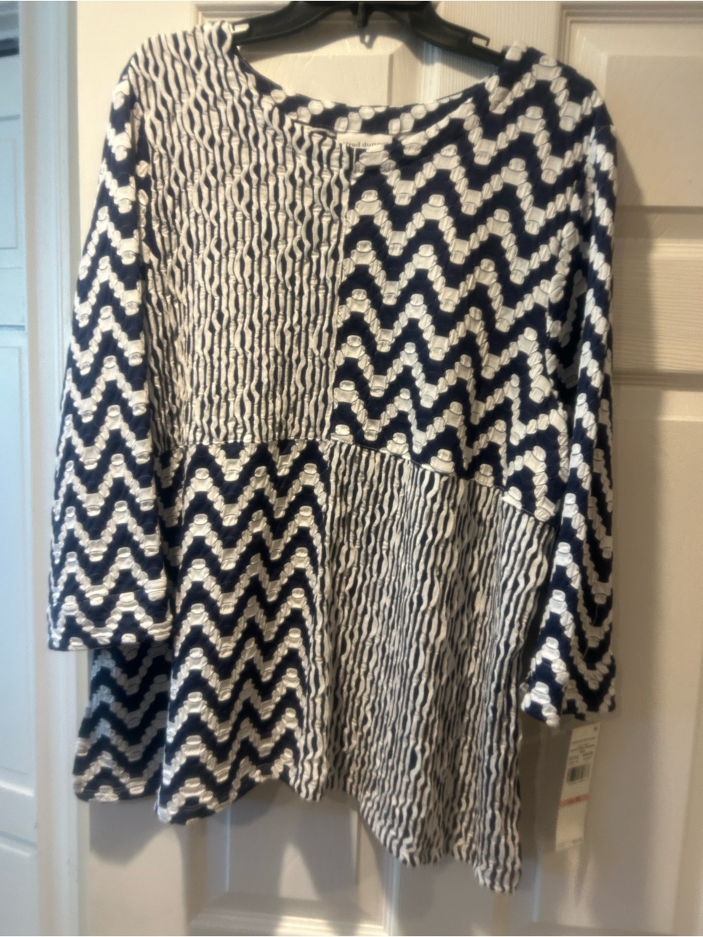 NWT Sz 2x Alfred Dunner Saratoga spring top